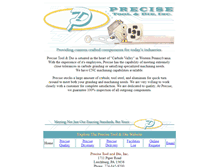 Tablet Screenshot of precisetd.com
